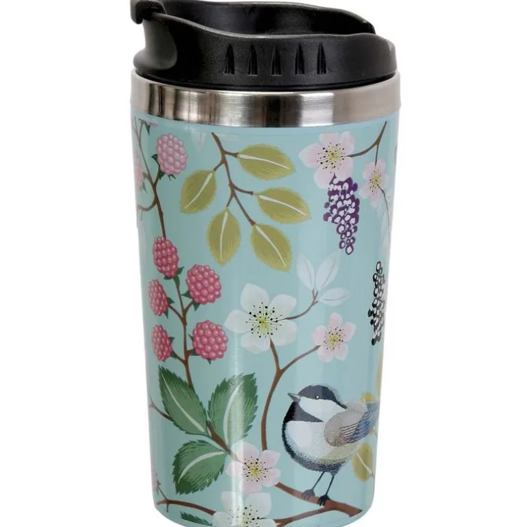 Mug de transport double paroi imprimé végétal 35 CL (Modèle 3)