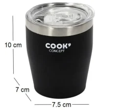 Mug de transport expresso 16cl (Noir)