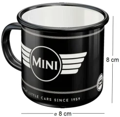 Mug publicitaire en métal émaillé 360 ml (Mini)