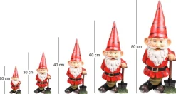 Nain de jardin en résine André (Pelle - 20 cm)