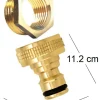Nez de robinet femelle automatique avec réduction en laiton