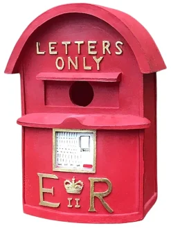 Nichoir boite à lettres britannique rouge