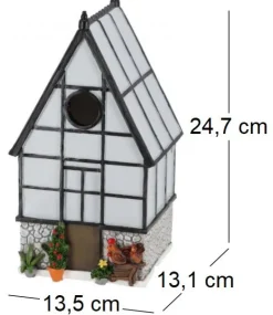 Nichoir à mésange en polyrésine et bois contreplaqué (Serre)