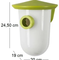 Nichoir pour oiseaux du jardin BreedR (Vert)