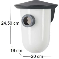 Nichoir pour oiseaux du jardin BreedR (Gris)