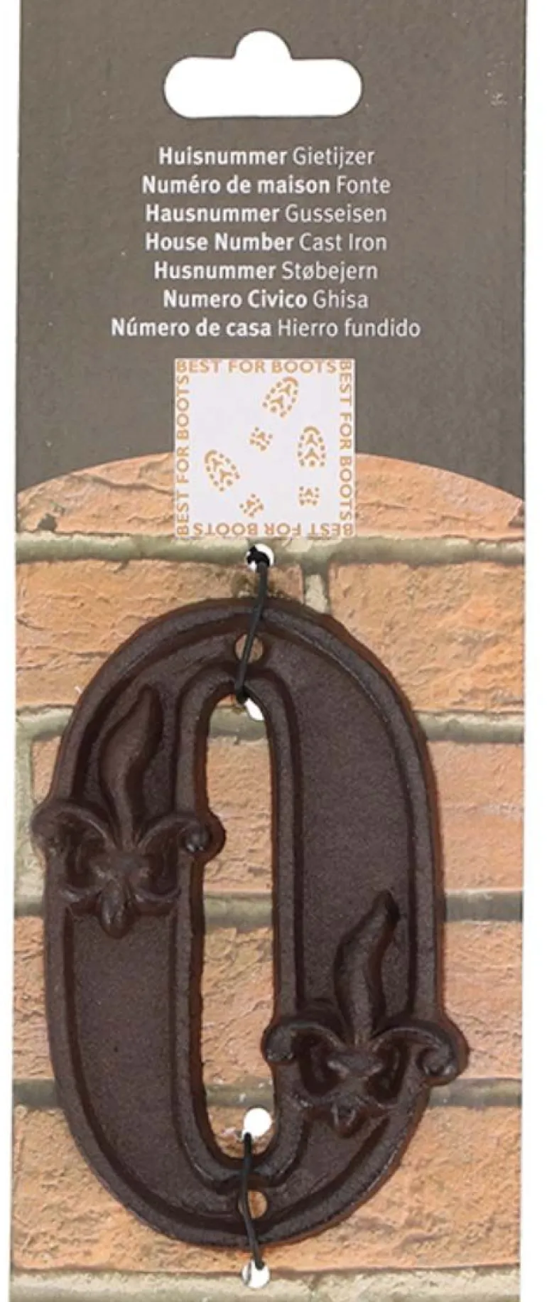 Numéro de maison en fonte (Chiffre 1)