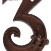Numéro de maison en fonte (Chiffre 3)