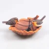 Oiseau dans bain en résine à suspendre (Rouge-gorge)