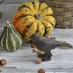 Oiseau déco en fonte