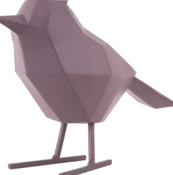 Oiseau en résine mat origami 24cm (Violet)