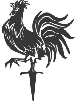Oiseau sur pique coq gaulois emblème de la France