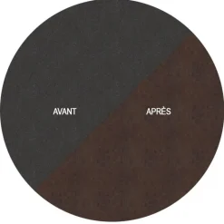 Oiseaux sur pique couple de moineaux en acier corten (Hauteur 14cm)