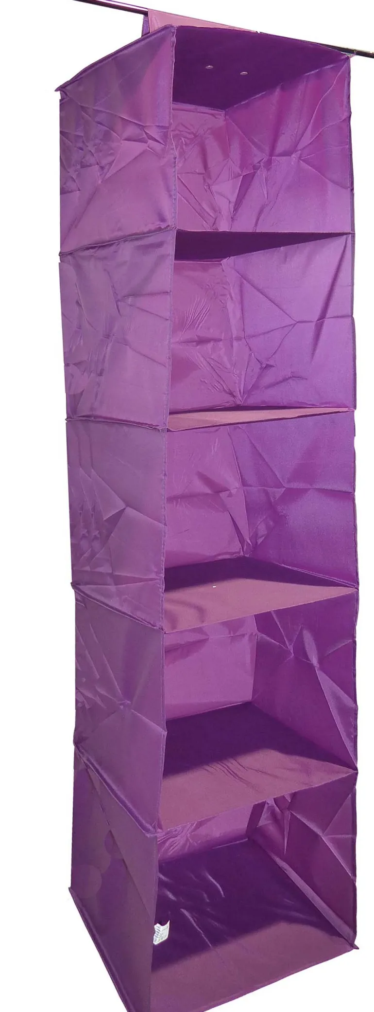 Organisateur de penderie en pvc 5 cases will b (Prune)