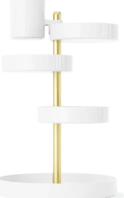 Organisateur de salle de bain 5 plateaux rotatifs Pirouette