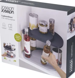Organisateur rotatif à 2 niveaux Cupboard store