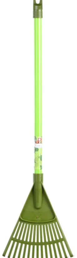 Outil de jardin en plastique pour enfant 70 cm (Râteau à feuilles)