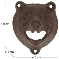 Ouvre bouteille tête d'animal (Ours)