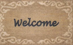 Paillasson coco relief Welcome