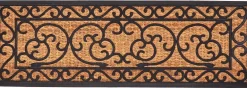 Paillasson en caoutchouc coco Arabesque XL