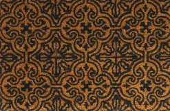 Paillasson en fibres de coco Arabesques 60 x 40 cm modèle aléatoire