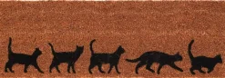 Paillasson en fibres de coco Evolution 75 x 25 cm (Chats)