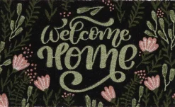 Paillasson en fibres de coco Welcome home