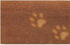 Paillasson en fibres de coco 60 x 40 cm Paw (Lot de 2)