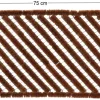 Paillasson spirale en fibres de coco (75 x 45 cm)