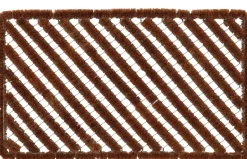 Paillasson spirale en fibres de coco (75 x 45 cm)