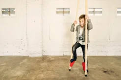 Paire d'échasses en bois 150cm