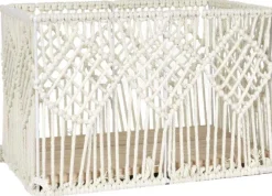 Panier rectangulaire gigogne Boho (Lot de 3)