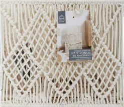 Panier rectangulaire gigogne Boho (Lot de 3)