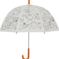 Parapluie enfant à colorier 70 cm (Chats)