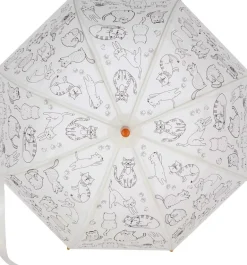 Parapluie enfant à colorier 70 cm (Chats)