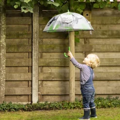 Parapluie transparent singe pour enfant