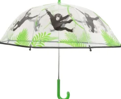 Parapluie transparent singe pour enfant