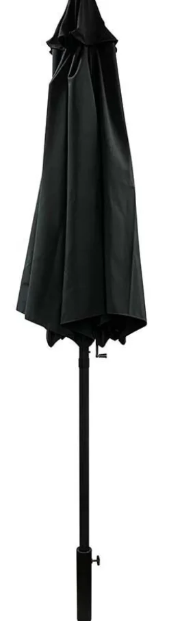 Parasol droit rond Eko 2.5 m (Gris anthracite)