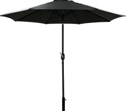 Parasol droit rond Eko 2.5 m (Gris anthracite)