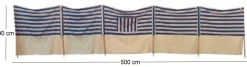 Pare-vent tissu 100% coton 5 x 0.9 m