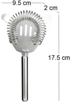 Passoire à cocktail en inox 15 cm