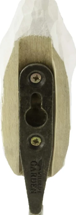 Patère animal en bois sculpté à la main et métal (Canard)
