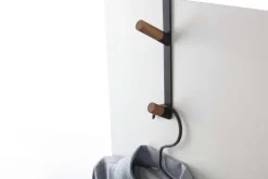 Patère 2 crochets spécial porte Door (Noir)