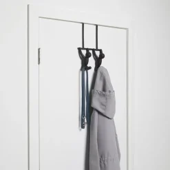 Patère double de porte Buddy (Noir)