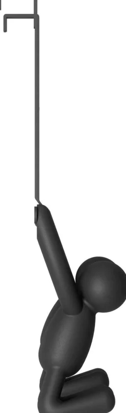 Patère double de porte Buddy (Noir)