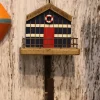 Patère en bois et métal Sea (Cabane de pêcheur)