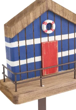 Patère en bois et métal Sea (Cabane de pêcheur)