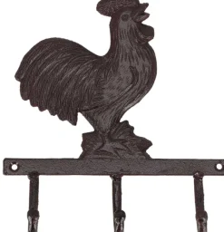 Patère en fonte 3 crochets (Coq)