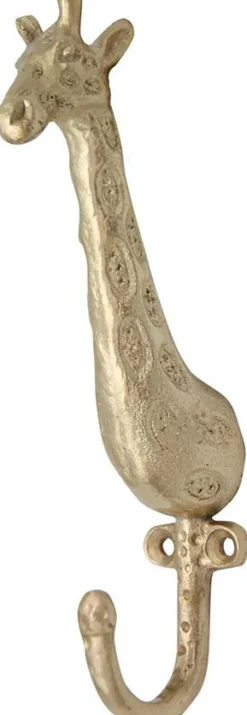 Patère en laiton recyclé Baby Girafe