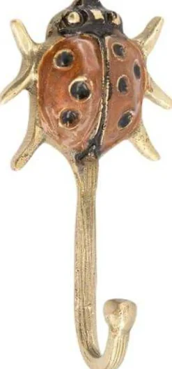 Patère en laiton recyclé Lady Bug