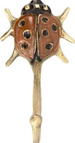 Patère en laiton recyclé Lady Bug